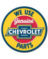 Plechová cedule We Use Chevrolet Parts 30 cm