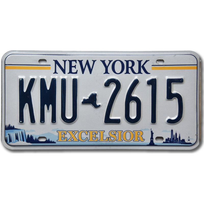 Americká SPZ New York Excelsior KMU-2614