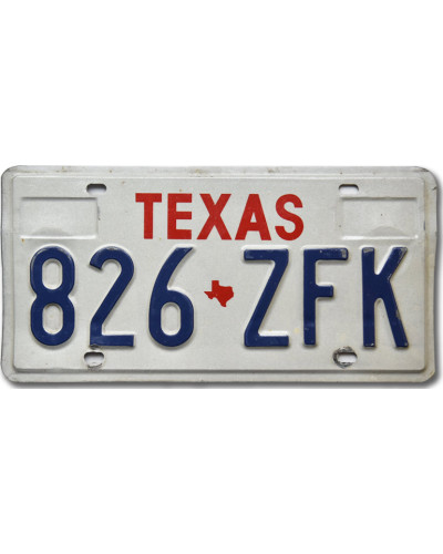 Americká SPZ Texas Red 826-ZFK