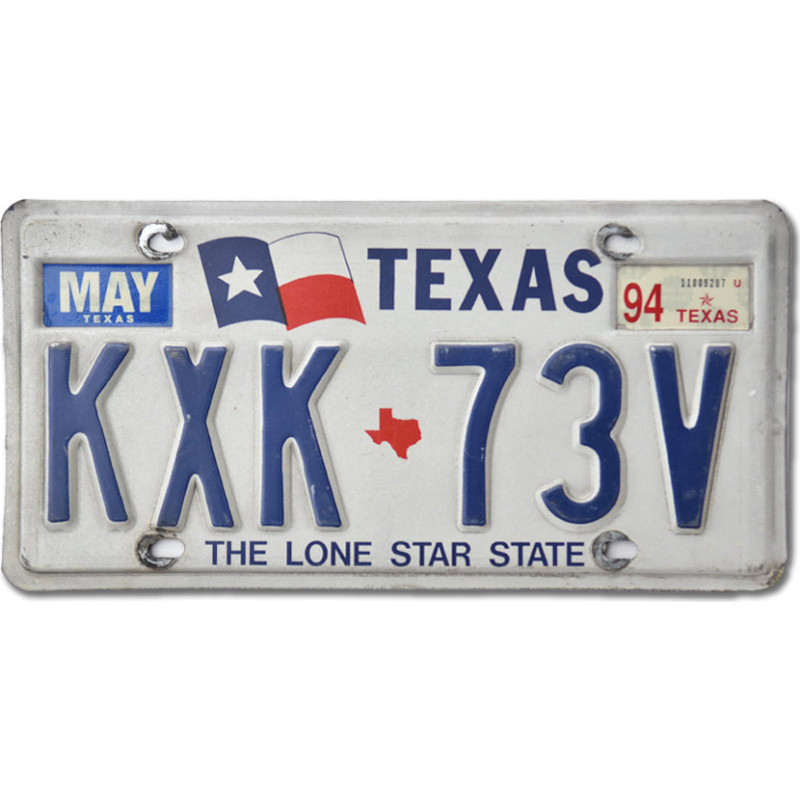 Americká SPZ Texas The Lone Star KXK 73V