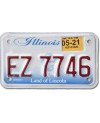 Moto americká SPZ Illinois Land of Lincoln EZ 7746