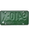 Americká SPZ Ohio 1961 Green 9410-X