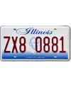 Americká SPZ Illinois Lincoln new