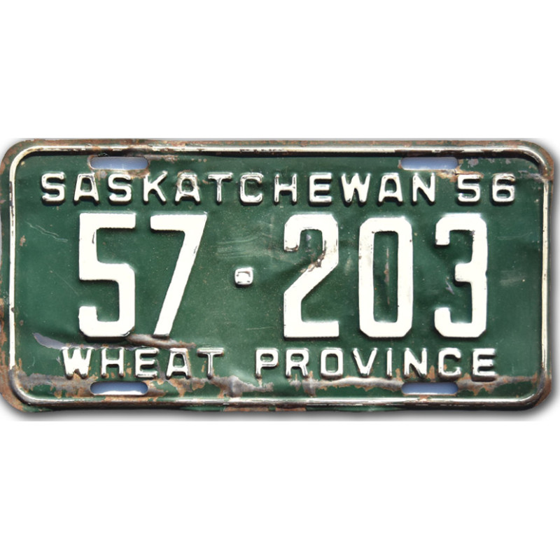 Kanadská SPZ Saskatchewan 1956 Wheat 57-203