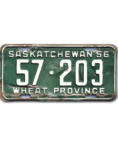 Kanadská SPZ Saskatchewan 1956 Wheat 57-203