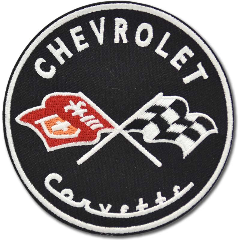 Nášivka Chevrolet Corvette Black 8 cm