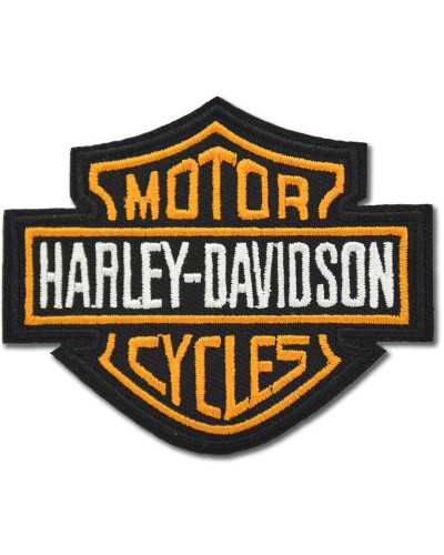 Moto nášivka Harley Davidson logo 8 cm x 6 cm