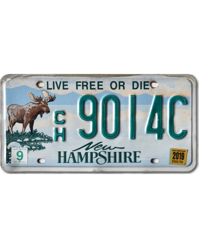 Americká SPZ New Hampshire Moose 9014C