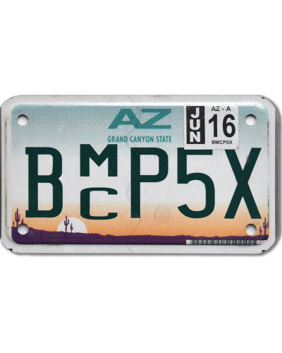 Moto americká SPZ Arizona BMCP5X