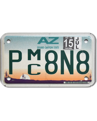 Moto americká SPZ Arizona PMC8N8