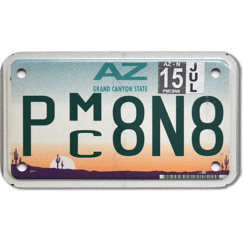 Moto americká SPZ Arizona PMC8N8