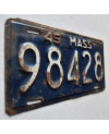 Americká SPZ Massachusetts 1945 Blue 98428