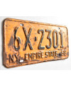 Americká SPZ New York 1958 Yellow 6X-2301