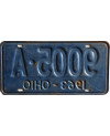 Americká SPZ Ohio 1963 Blue 9005-A