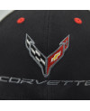 Kšiltovka Chevrolet Corvette C7 Structured Black
