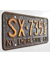 Americká SPZ New York 1961 Black Empire State SX.7351