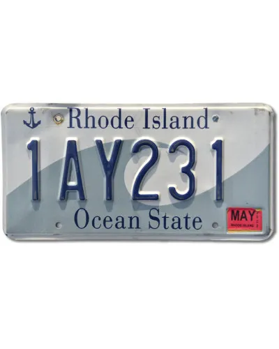 Americká SPZ Rhode Island Ocean State 1AY231