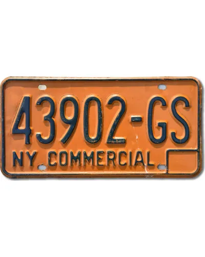 Americká SPZ New York Commercial 43902-GS