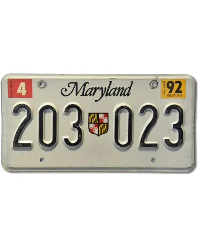 Americká SPZ Maryland Shield 203 023