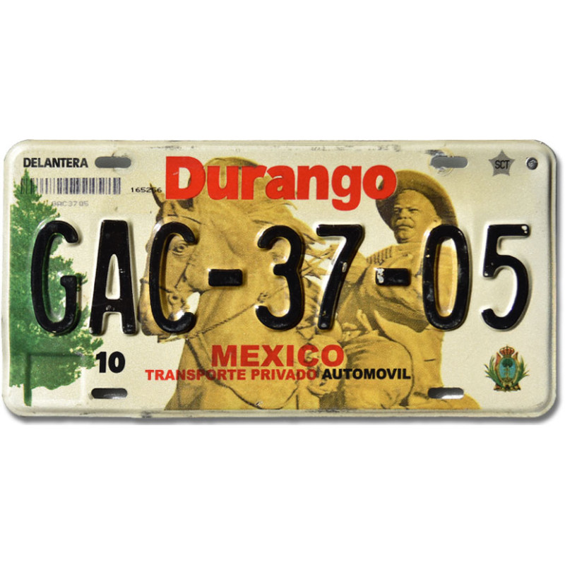 Mexická SPZ Durango GAC-37-05