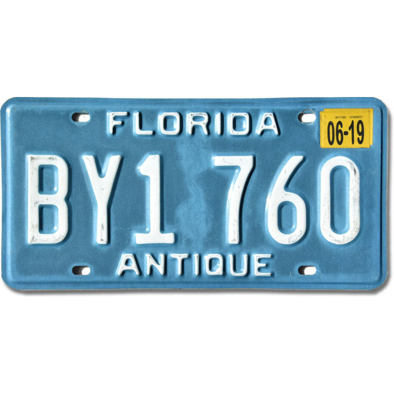 Americká SPZ Florida Antique BY1 760