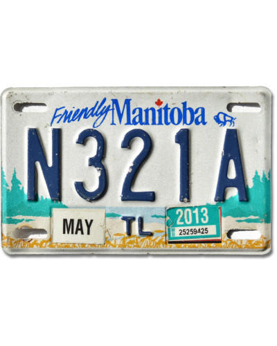 Kanadská SPZ Manitoba Trailer N321A