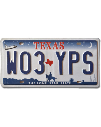 Americká SPZ Texas Horse W03-YPS