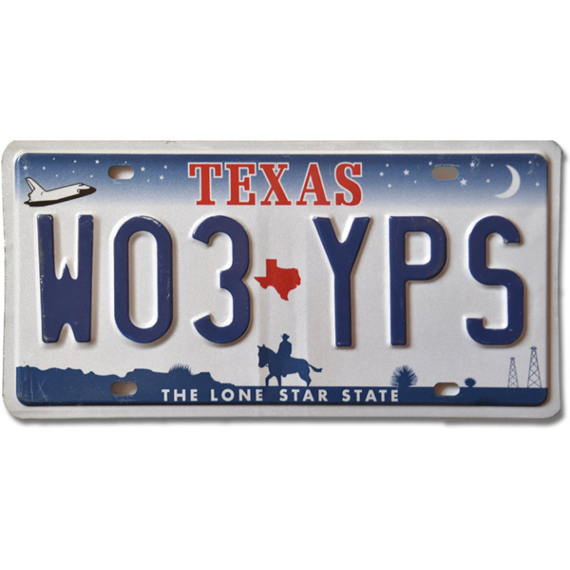 Americká SPZ Texas Horse W03-YPS