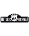 Plechová cedule Route 66 Highway Old Fashioned 46 cm x 14 cm