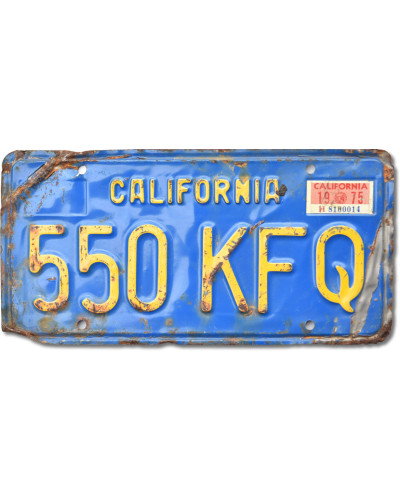 Americká SPZ California Blue 550 KFQ