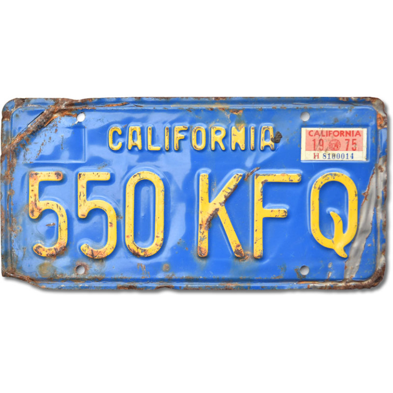Americká SPZ California Blue 550 KFQ