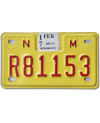Americká SPZ New Mexico Yellow R81153 moto
