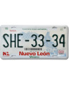 Mexická SPZ Nuevo León SHE-33-34