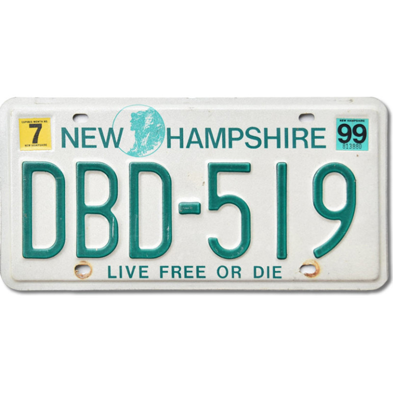 Americká SPZ New Hampshire Live Free DBD-519
