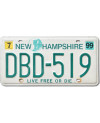 Americká SPZ New Hampshire Live Free DBD-519