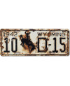 Americká SPZ Wyoming 1942 Bronco 10-D-15