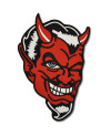 Moto nášivka Smiling Devil XXL na záda 23 cm x 16 cm