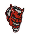 Moto nášivka Smiling Devil 8 cm x 5 cm