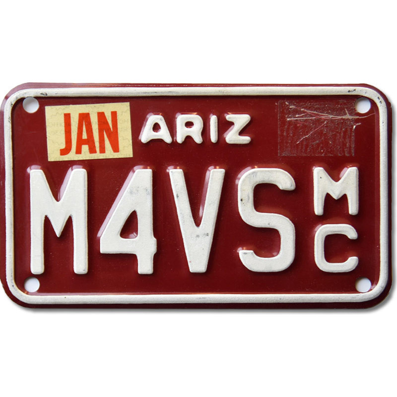 Americká SPZ Arizona M4VS MC moto
