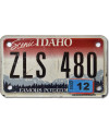 Americká SPZ Idaho ZLS 480 moto