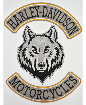 Moto nášivka Harley Davidson Motorcycle Rockers XXL na záda