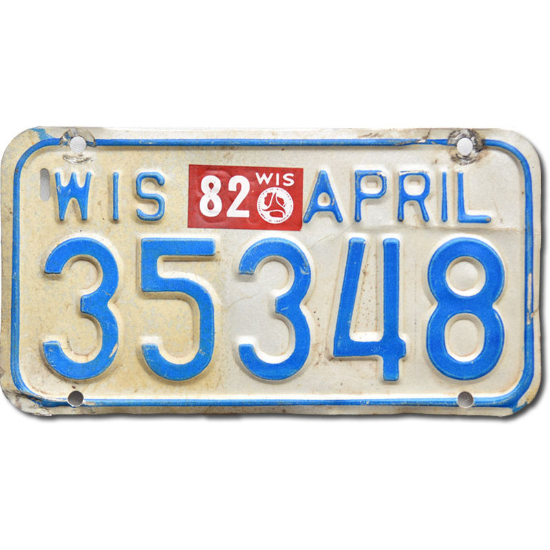 Americká SPZ Wisconsin 35348 moto