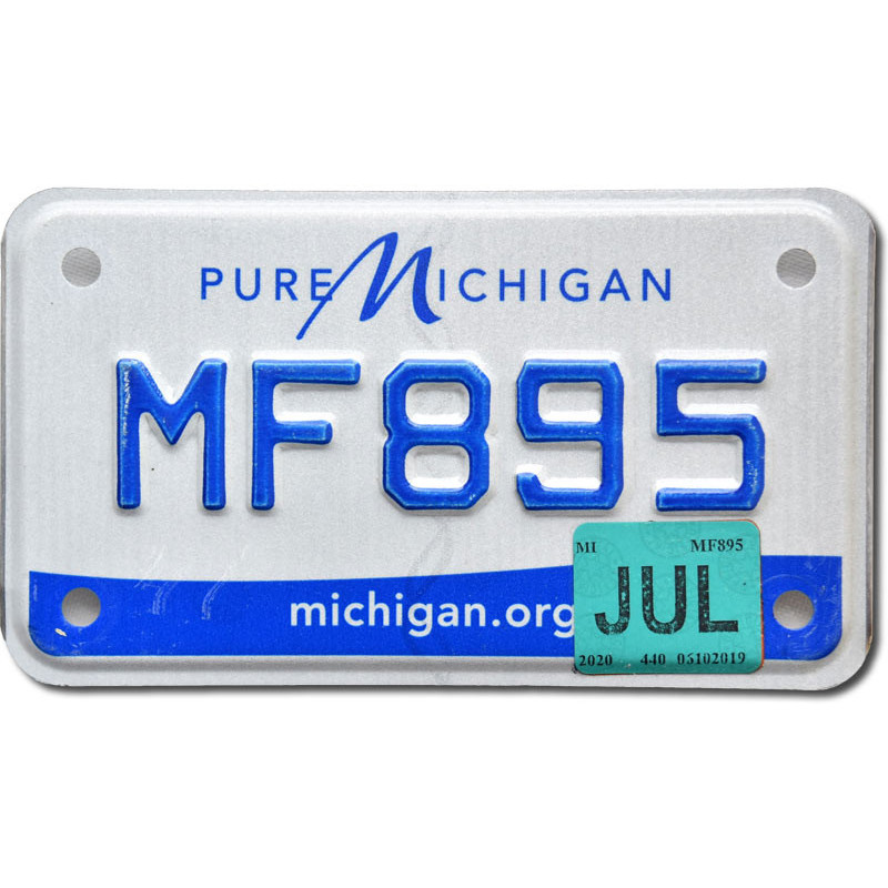 Americká SPZ Michigan Pure MF895 moto