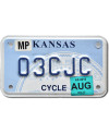 Americká SPZ Kansas 03CJC moto