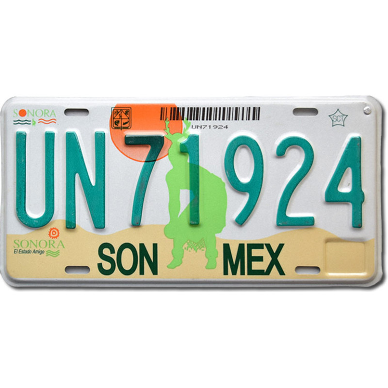 Mexická SPZ Sonora Truck UN71924