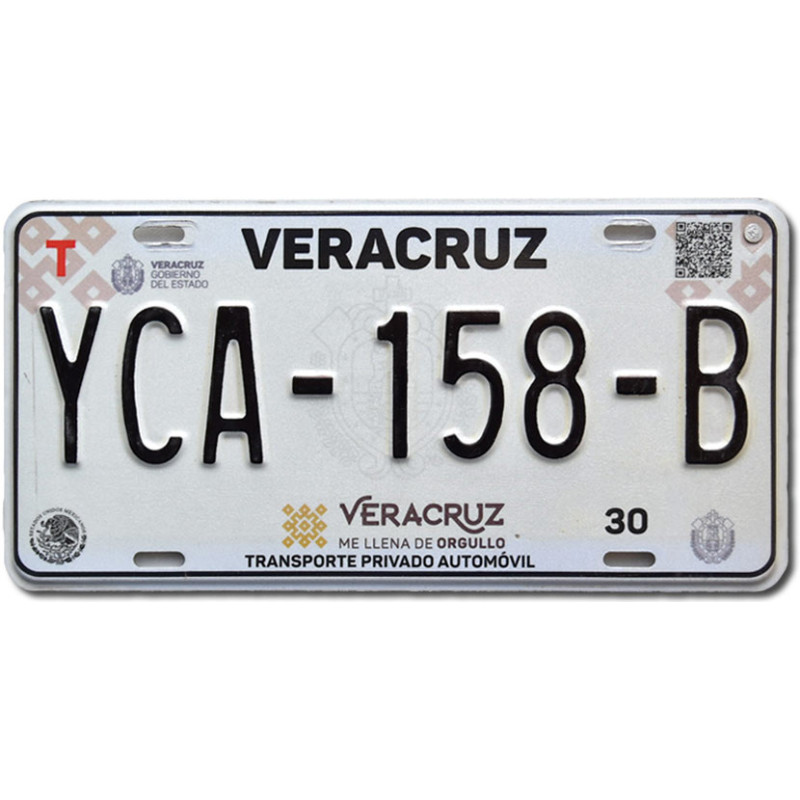 Mexická SPZ Veracruz YCA-158-B