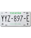 Mexická SPZ Yucatán YYZ-897-E