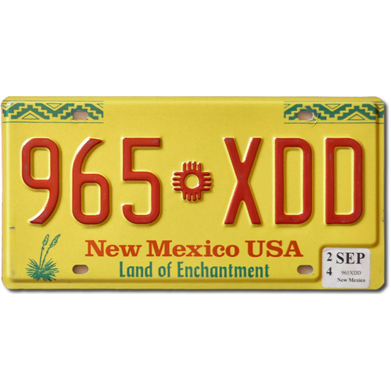 Americká SPZ New Mexico Enchantment 965 XDD