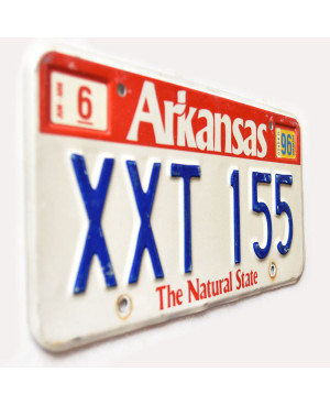 Americká SPZ Arkansas red