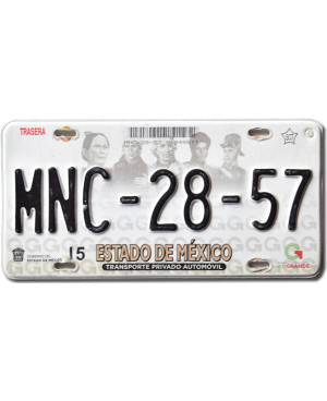Mexická SPZ Estado de Mexico MNC-28-57